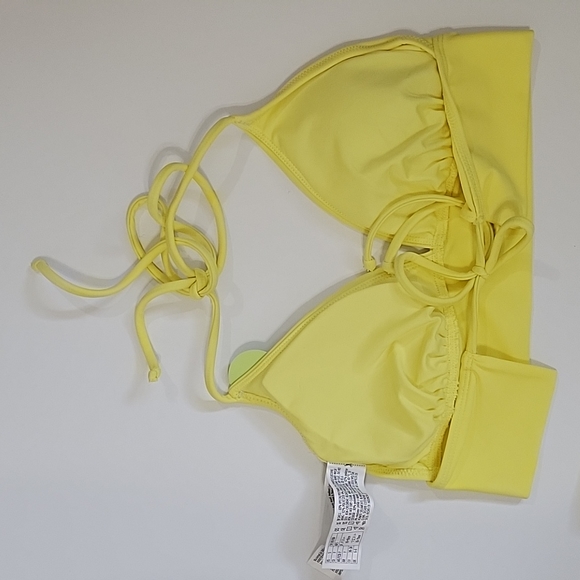 NWT, Forever 21 Mix & Match two piece bikini set in yellow women's size Small - Picture 4 of 10
